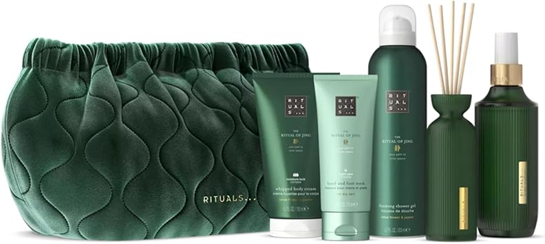 RITUALS مجموعة هدايا ريتوالز طقوس جينغ متوسطة - منتجات العناية بالحمام والجسم غنية بزهرة اللوتس والتمر الهندي - صندوق هدايا بخصائص مهدئة ورعاية - Image 2